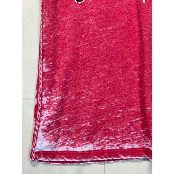 Houston Rockets Women’s V-Neck Burnout Tee 5th & Ocean by New Era Sz S - Picture 10 of 16